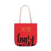 Polyester Canvas Tote Bag (AOP) - BGSM BOUTIQUE 